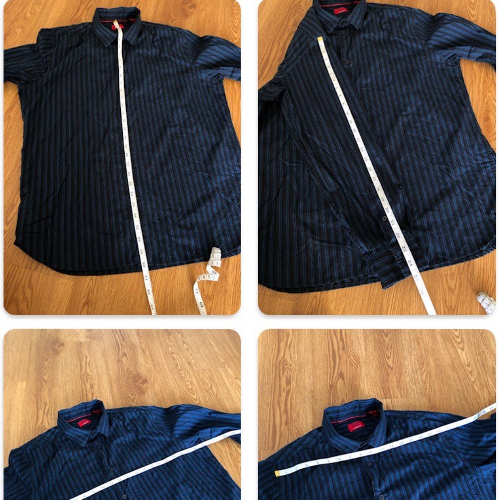 Buy 1 Get 2 Drill Slim fit stretch white large and Alfani blue shirt cotton - Picture 11 of 11